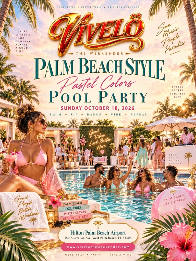 Sunday Palm Beach Style Flyer